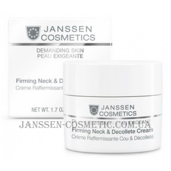 JANSSEN Demanding Skin Firming Neck & Decollette Cream - Зміцнюючий крем для шиї та декольте