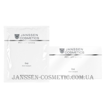 JANSSEN Peel off Masks Goji Anti Oxidant - Альгінатна анти-age відновлююча антиоксидантна ультразволожуюча маска з обліпихою та ягодами годжі