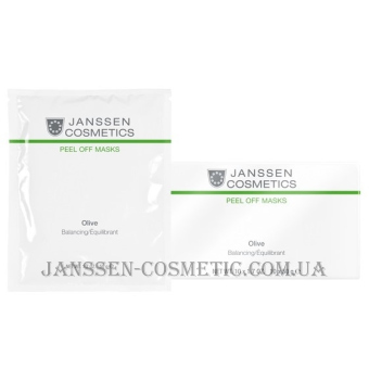 JANSSEN Phytogen Olive Smoothing - Альгінатна anti-age ультразволожуюча маска з маслом оливи та екстрактом оливкового листя