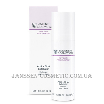 JANSSEN Oily Skin New AHA+BHA Exfoliator - Відлущуючий пілінг